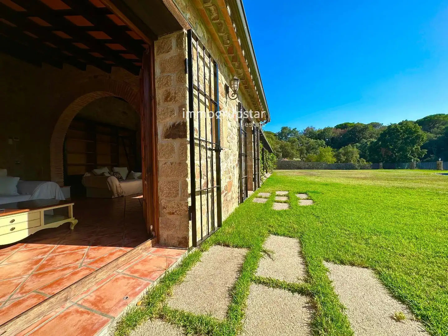 Jardín de Finca rústica en venta en Santa Cristina d'Aro con Terraza, Trastero y Piscina