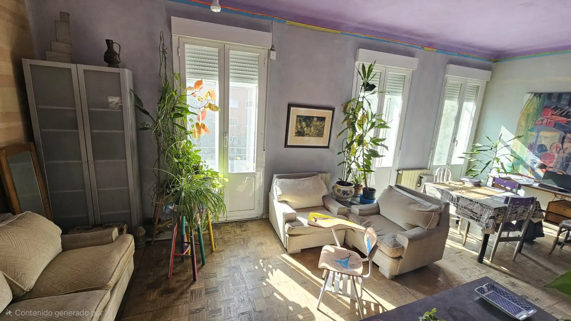 Sala de estar de Piso en venta en Madrid con Aire acondicionado, Calefacción y Parquet