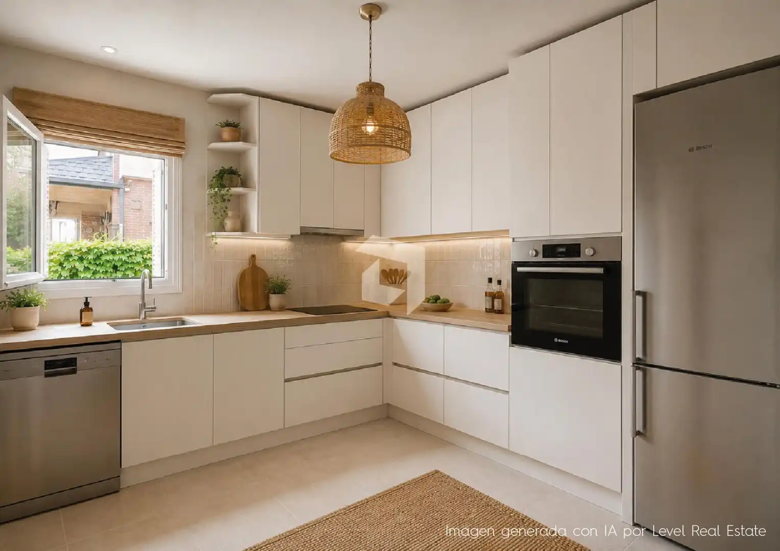 Kitchen of Detached homes for sale in Pozuelo de Alarcón  with Air Conditioner, Heating and Private garden
