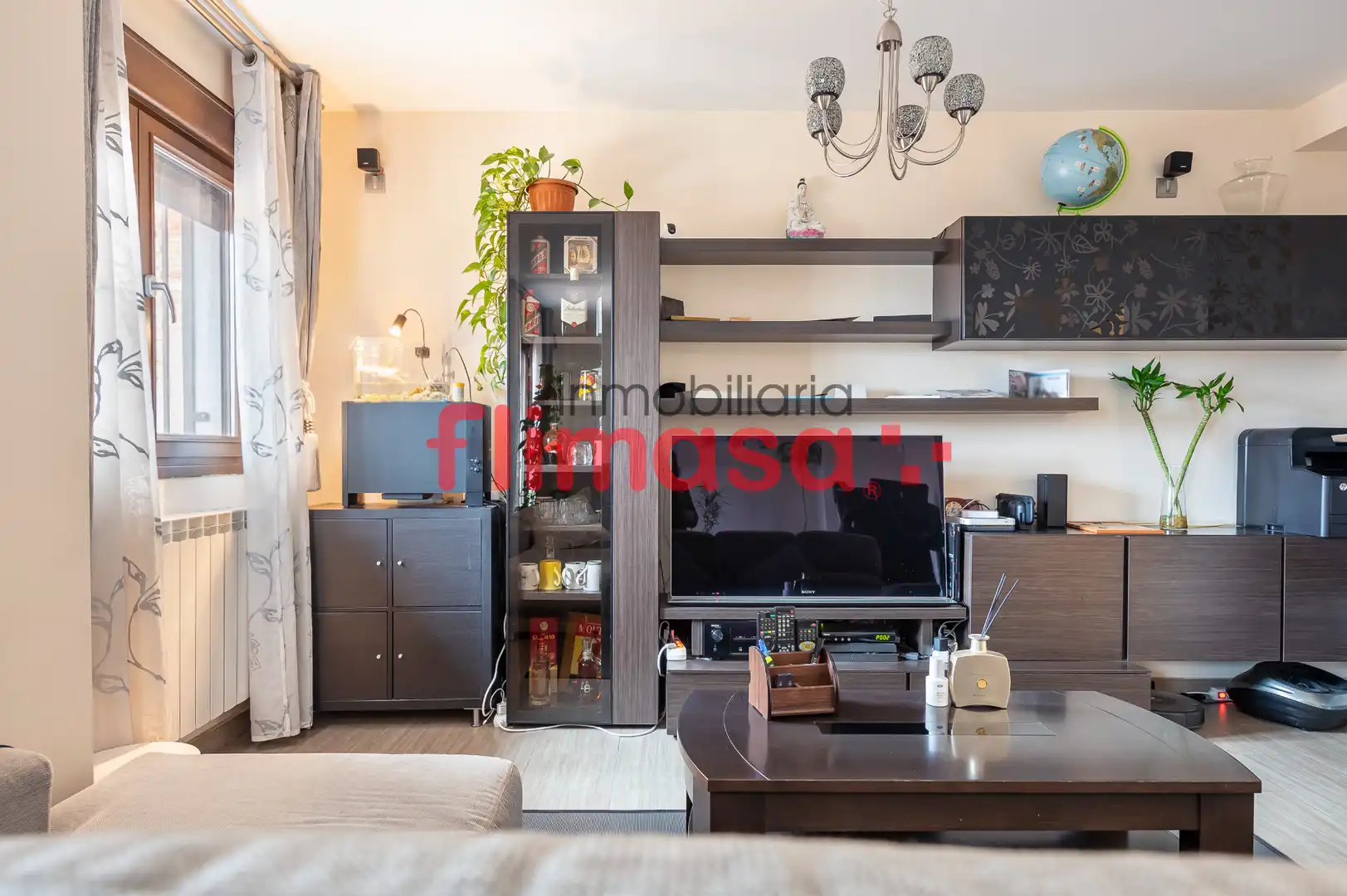 Living room of Detached homes for sale in Villaviciosa de Odón  with Air Conditioner, Heating and Terrace