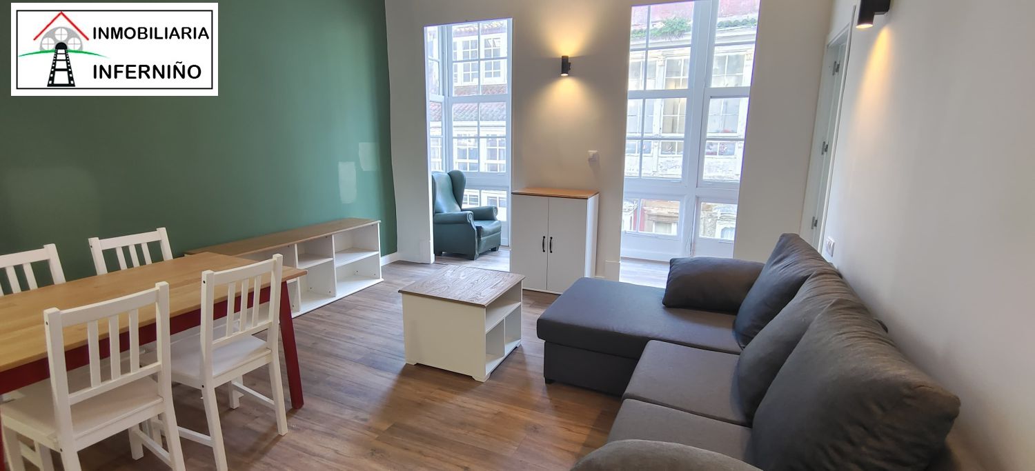 Living room of Flat for sale in Ferrol  with Balcony