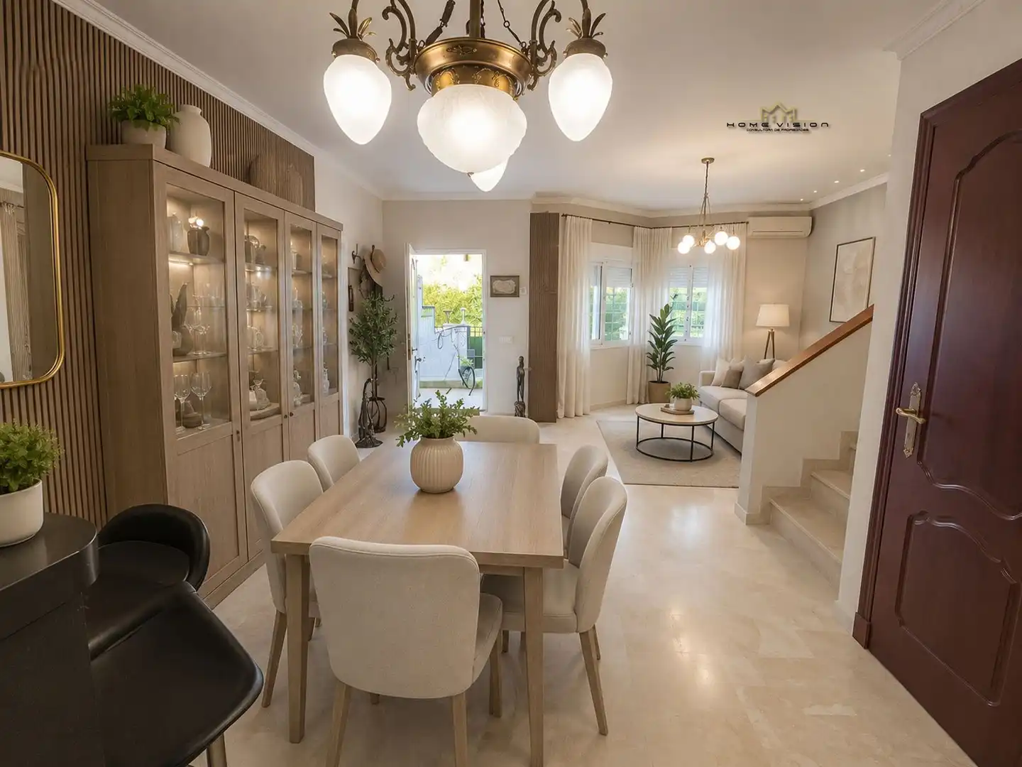 Comedor de Casa adosada en venta en Jerez de la Frontera con Aire acondicionado, Calefacción y Terraza