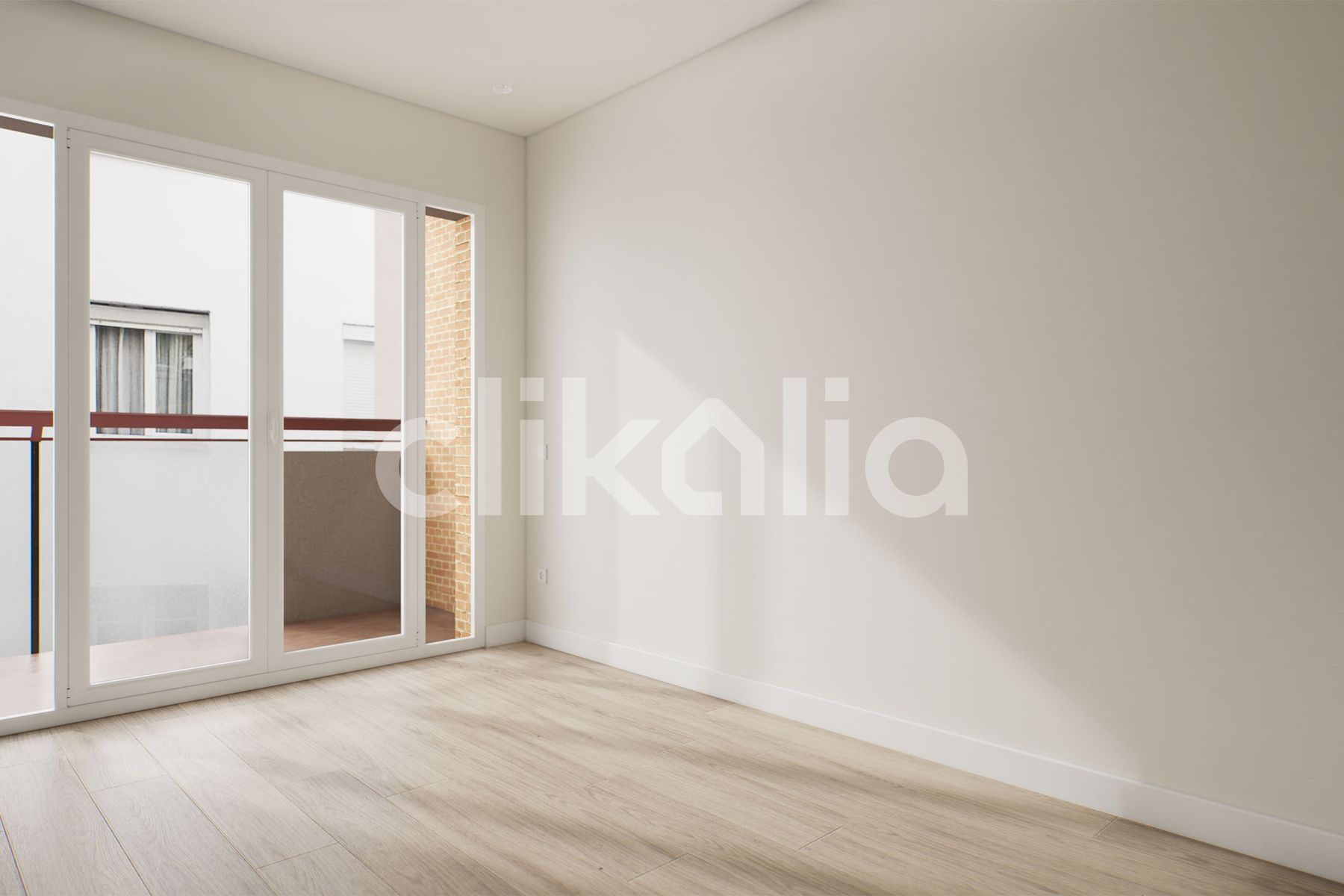 Bedroom of Flat for sale in  Madrid Capital  with Air Conditioner, Heating and Terrace