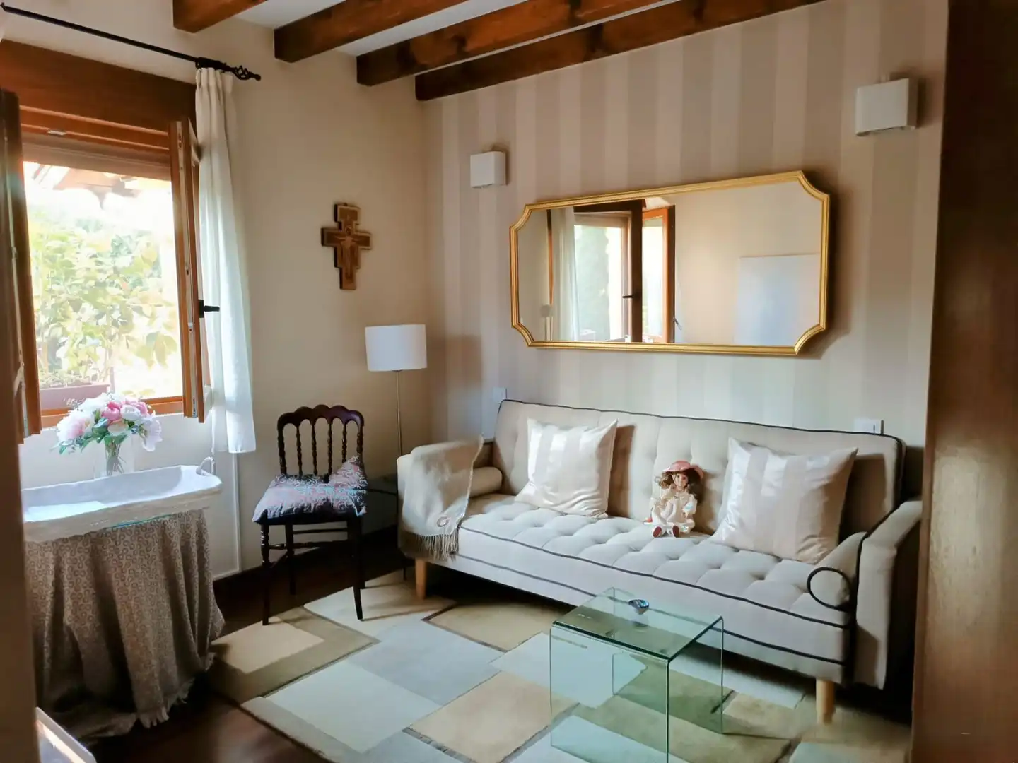Sala d'estar de Casa o xalet en venda en Molledo amb Calefacció, Jardí privat i Traster