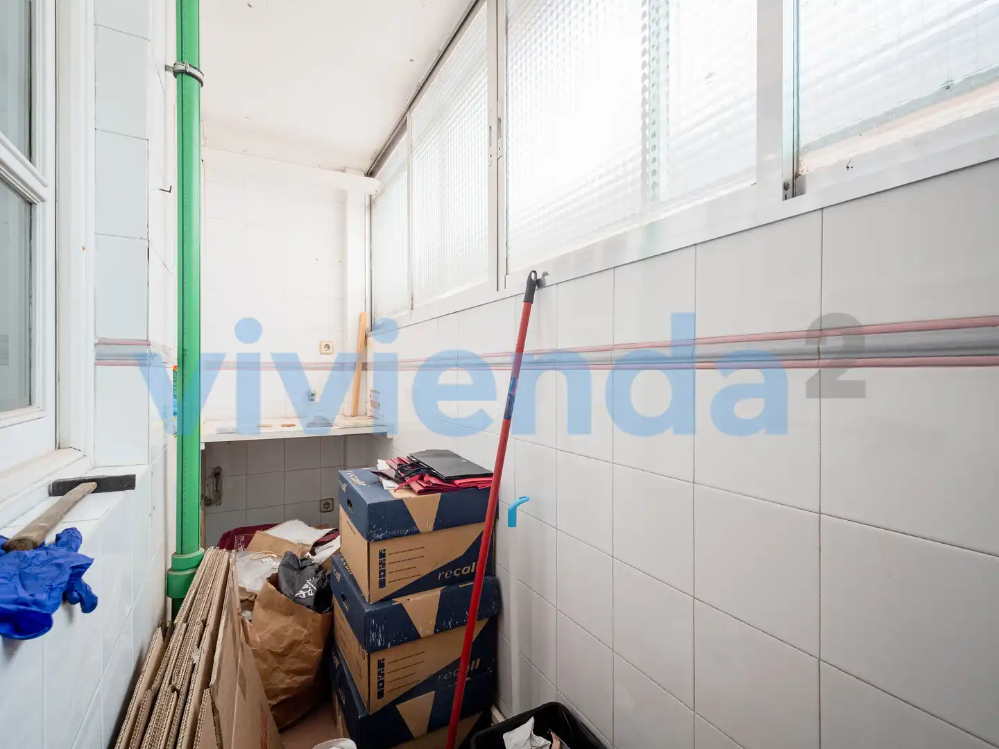 Kitchen of Flat for sale in Madrid  with Air Conditioner, Heating and Terrace