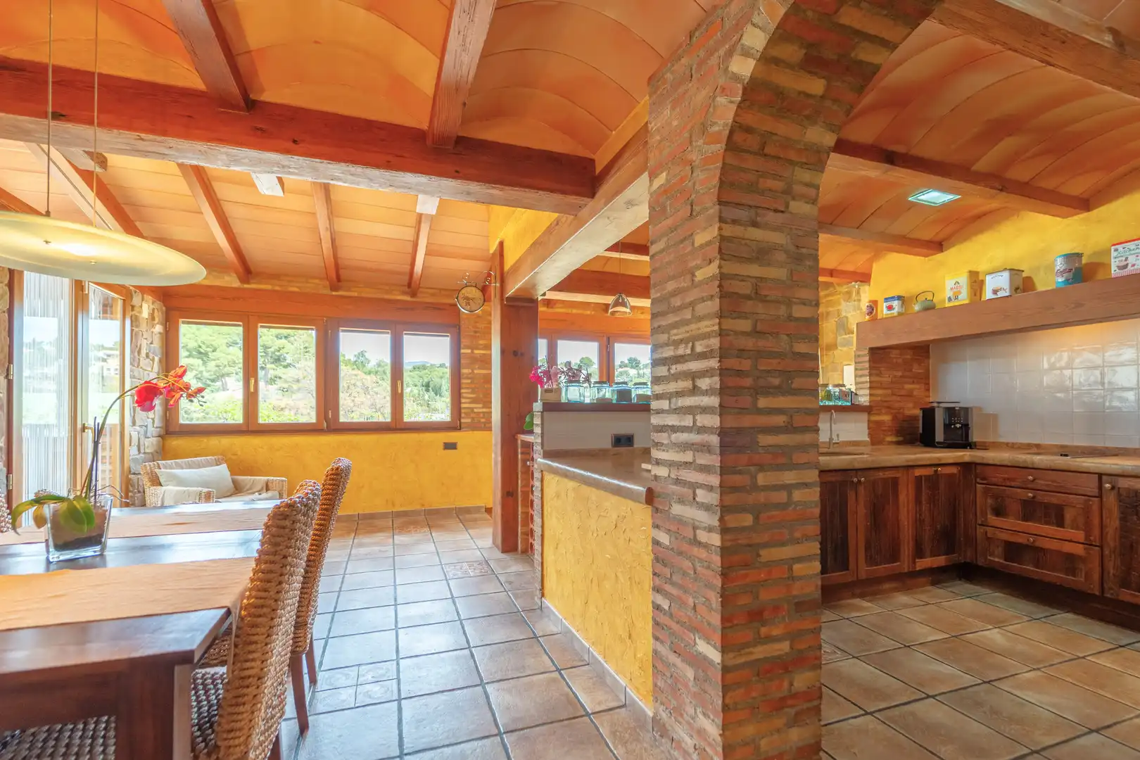 Cuina de Casa o xalet en venda en Náquera amb Aire condicionat, Calefacció i Jardí privat