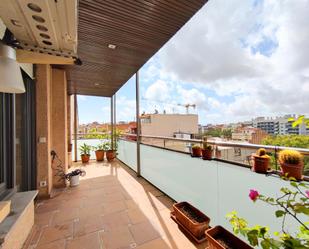 Terrace of Flat to rent in  Barcelona Capital  with Air Conditioner and Terrace