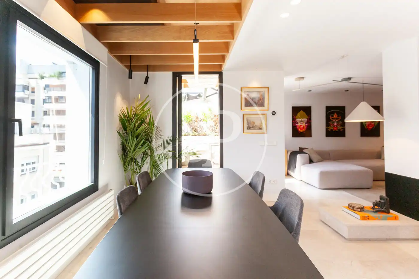 Dining room of Flat for sale in Madrid  with Air Conditioner, Heating and Terrace