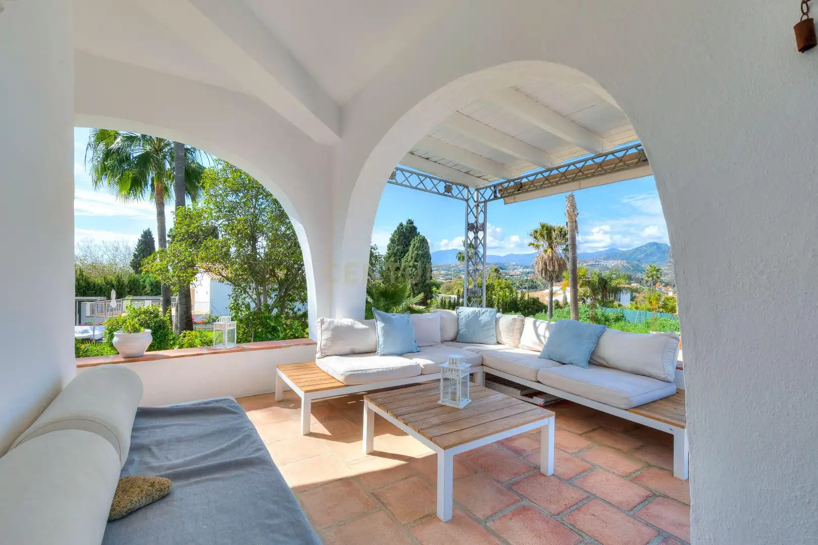 Terraza de Casa o chalet en venta en Marbella con Aire acondicionado, Jardín privado y Piscina