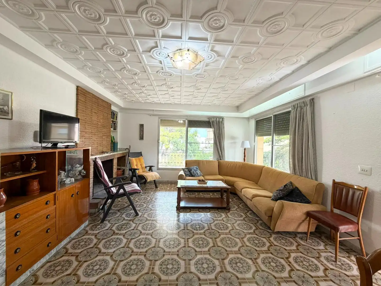 Sala de estar de Casa o chalet en venta en Torrent con Jardín privado, Terraza y Trastero