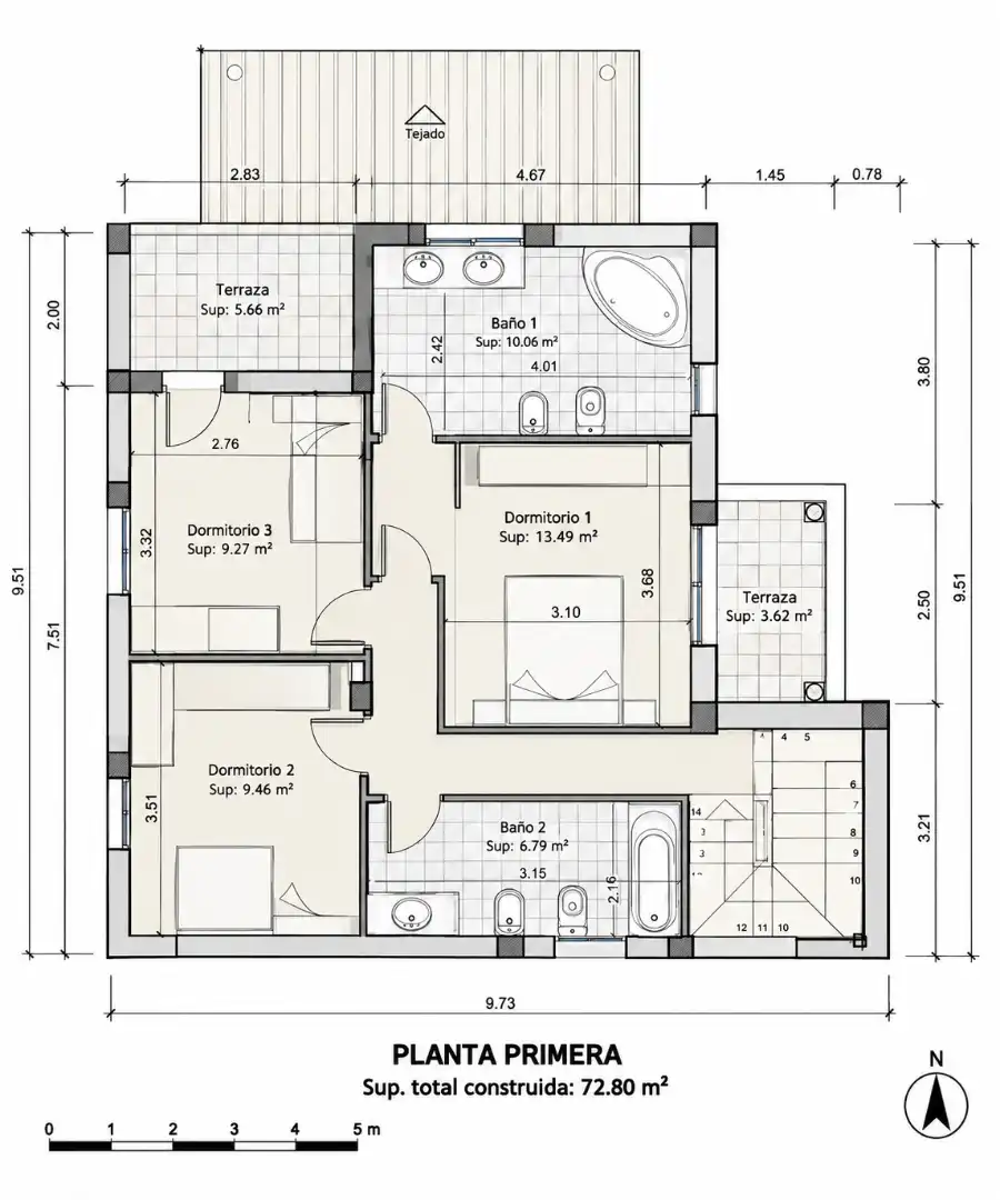 Casa amb terrassa en venda a La Roca del Vallès, imagen 77
