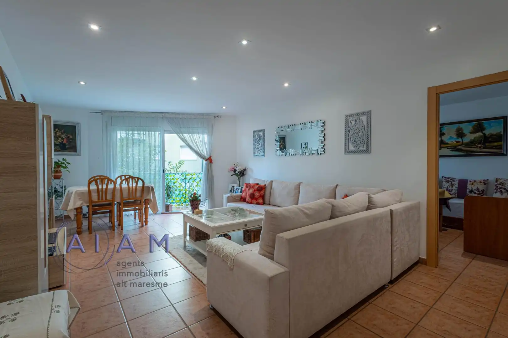 Sala de estar de Piso en venta en Pineda de Mar con Terraza y Balcón