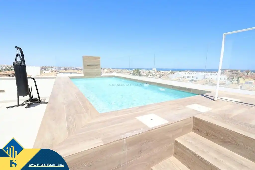 Piscina de Àtic de lloguer en Orihuela amb Terrassa, Piscina i Moblat