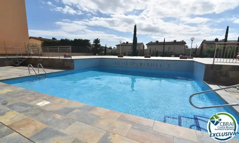 Swimming pool of Flat for sale in Roses  with Heating, Private garden and Terrace