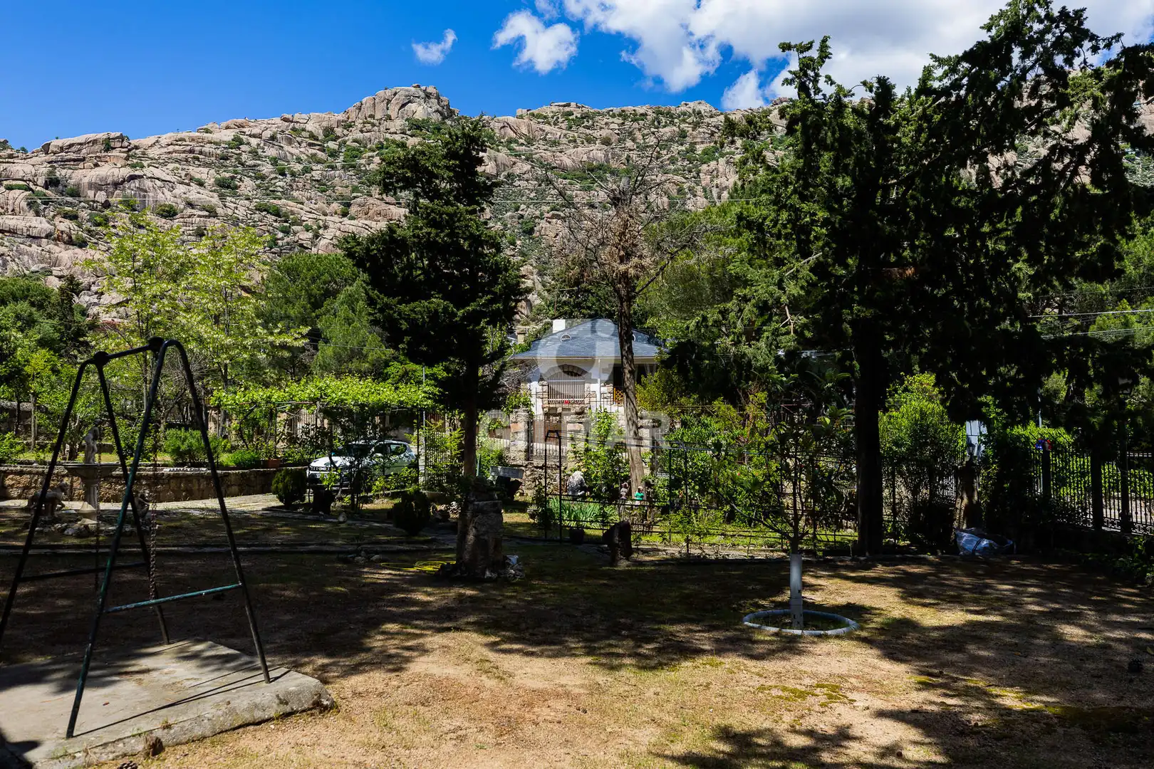 Garden of Houses for sale in Manzanares El Real  with Heating, Private garden and Swimming Pool