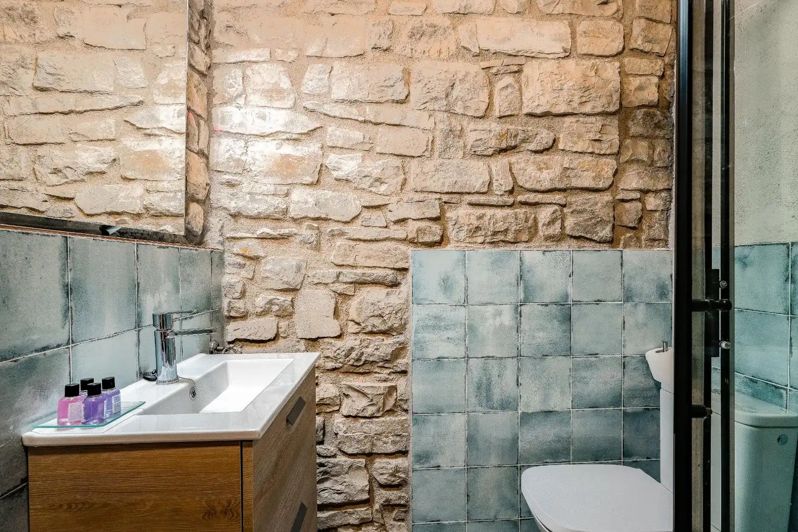Baño de Casa o chalet en venta en Ribera d'Ondara con Aire acondicionado, Calefacción y Terraza