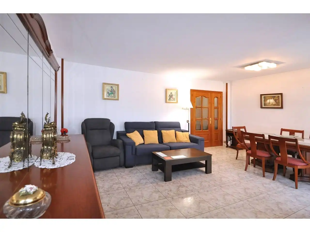 Wohnzimmer von Wohnungen zum Verkauf in Lloret de Mar mit Heizung, Möbliert und Balkon