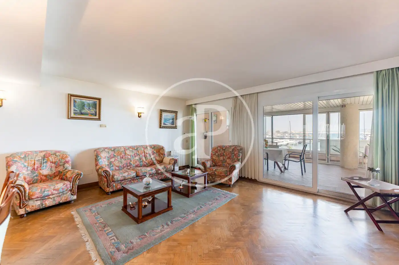Living room of Flat for sale in  Palma de Mallorca  with Air Conditioner, Heating and Private garden