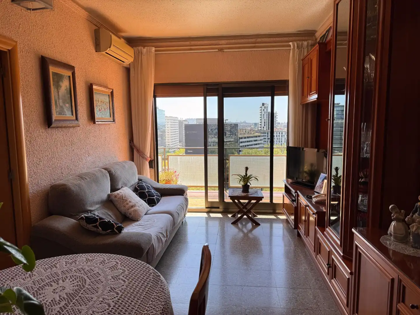 Living room of Flat for sale in Barcelona  with Balcony