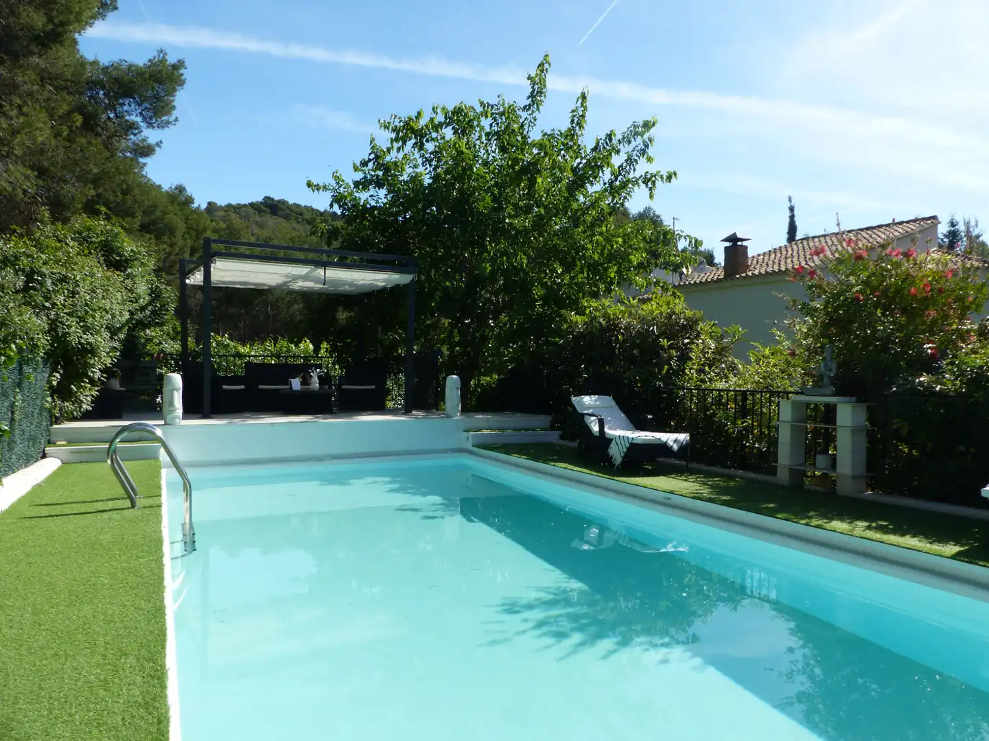 Piscina de Casa o xalet en venda en Náquera amb Aire condicionat, Jardí privat i Terrassa