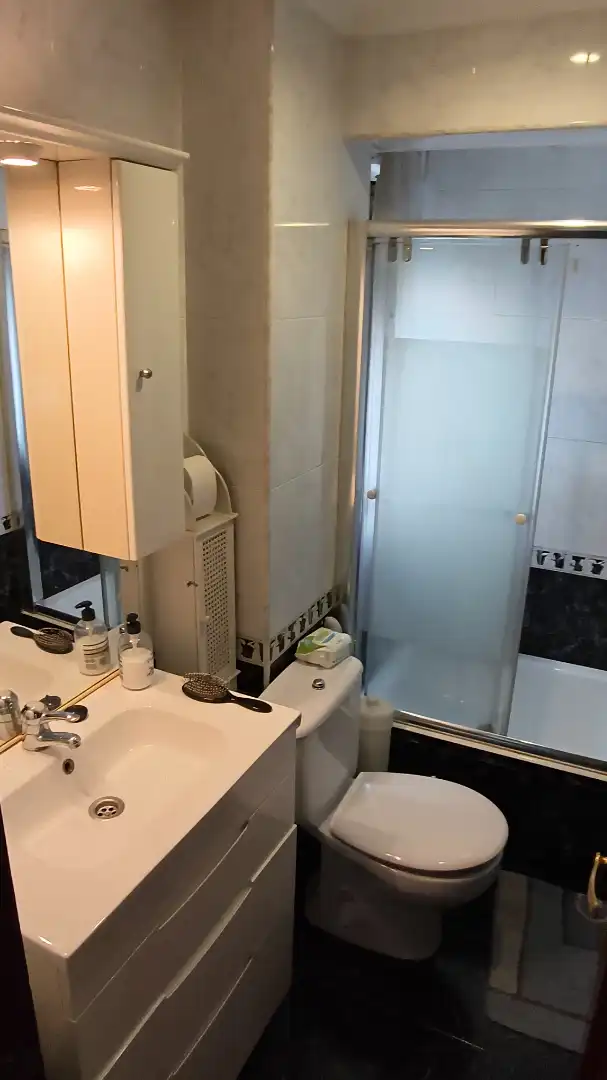 Bathroom of Flat for sale in Portugalete  with Heating, Storage room and Furnished
