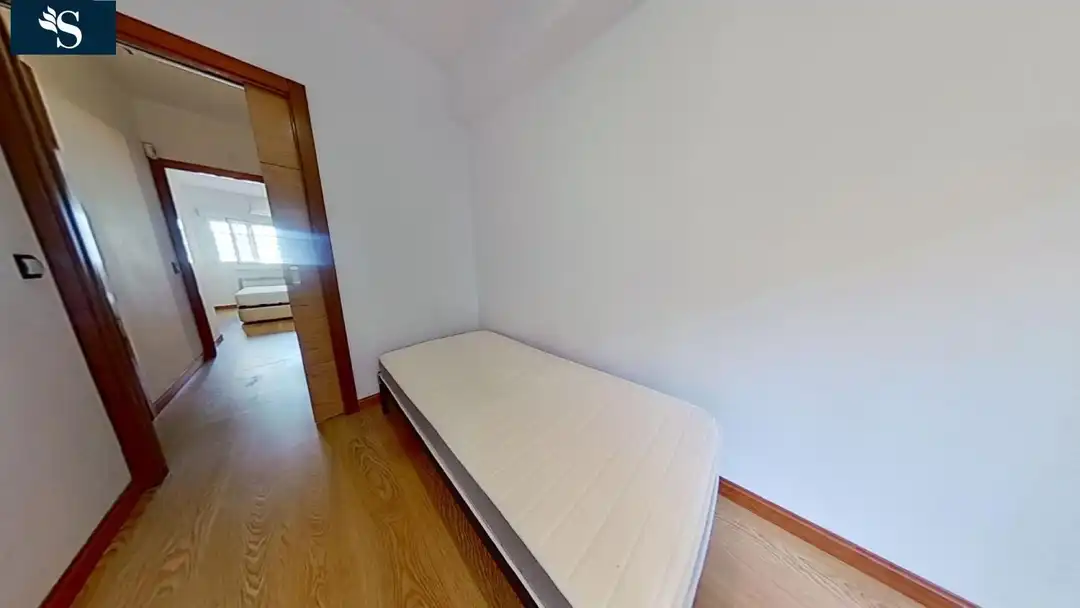 Bedroom of Flat for rent in Madrid  with Air Conditioner, Heating and Terrace