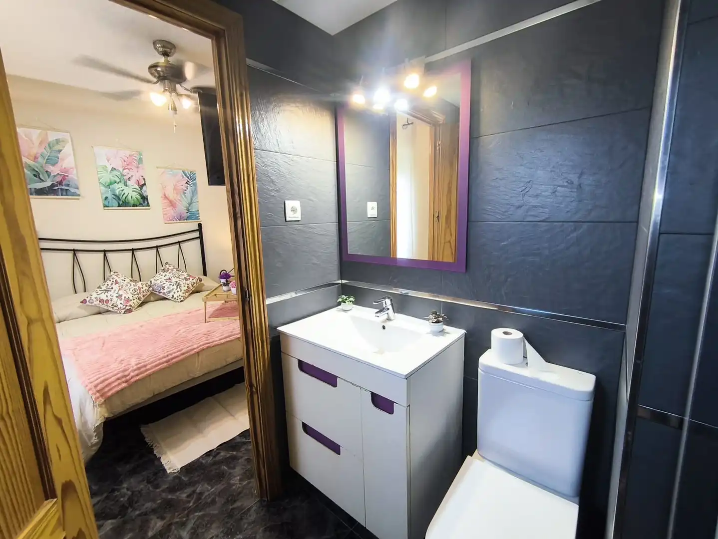 Bathroom of Flat for share in Collado Villalba  with Heating, Terrace and Furnished
