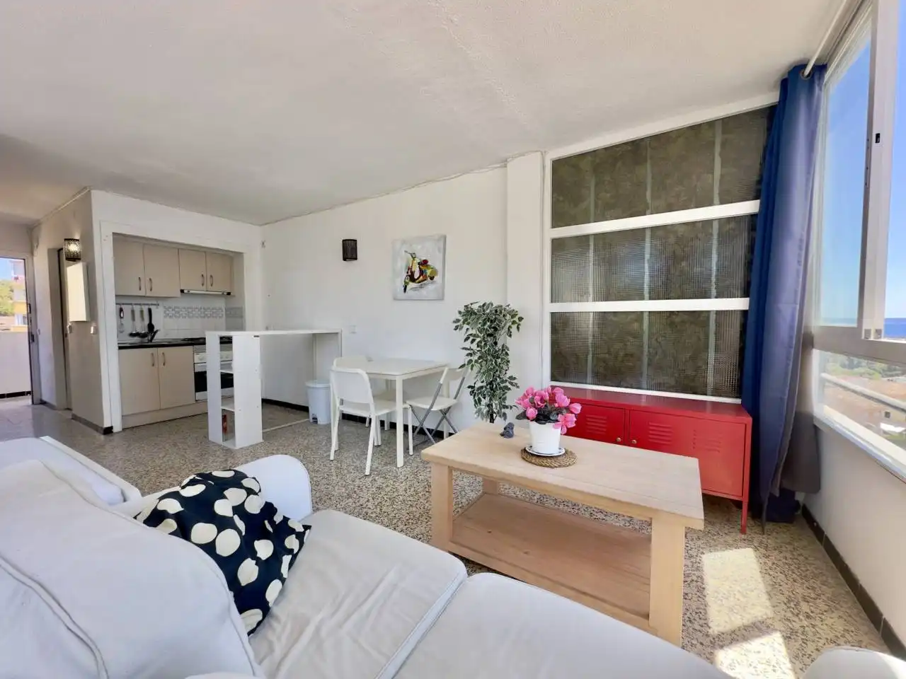 Sala de estar de Estudio en venta en  Palma de Mallorca con Aire acondicionado, Calefacción y Amueblado