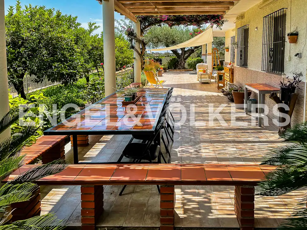 Terraza de Casa o chalet en venta en Almazora / Almassora con Calefacción, Jardín privado y Terraza