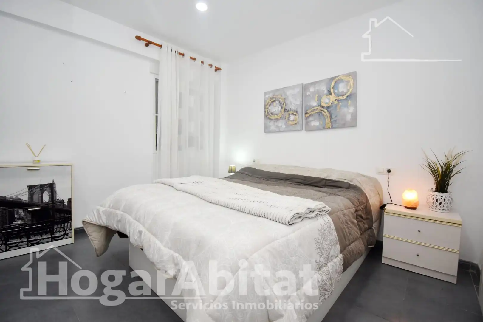 Bedroom of Flat for sale in Castellón de la Plana / Castelló de la Plana  with Heating, Terrace and Furnished