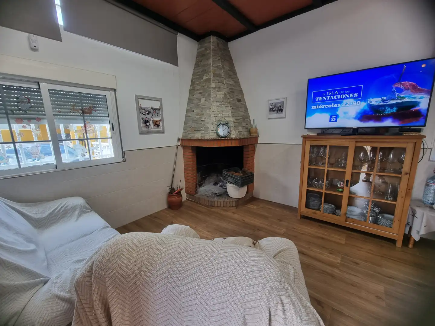 Sala de estar de Finca rústica en venta en Pechina con Aire acondicionado, Calefacción y Jardín privado