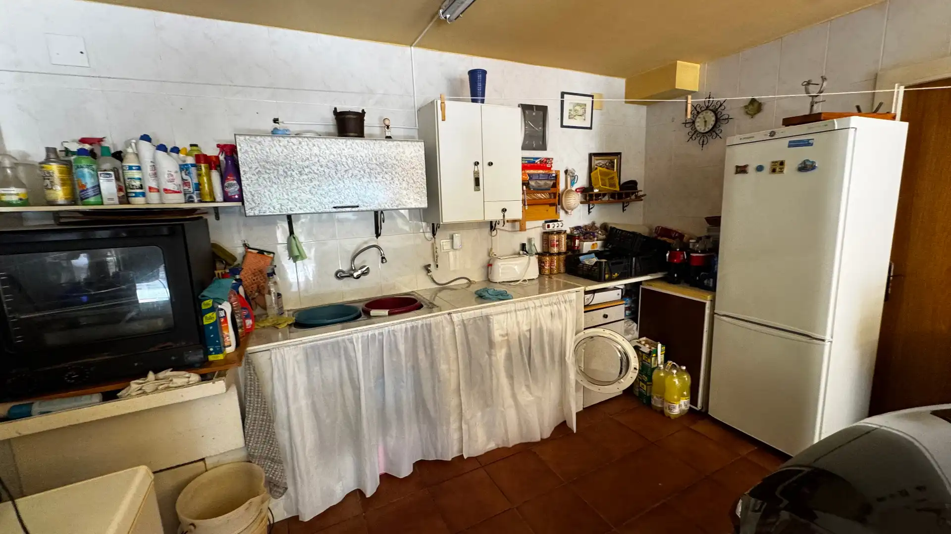 Cuina de Casa o xalet en venda en Torredembarra amb Aire condicionat, Calefacció i Jardí privat