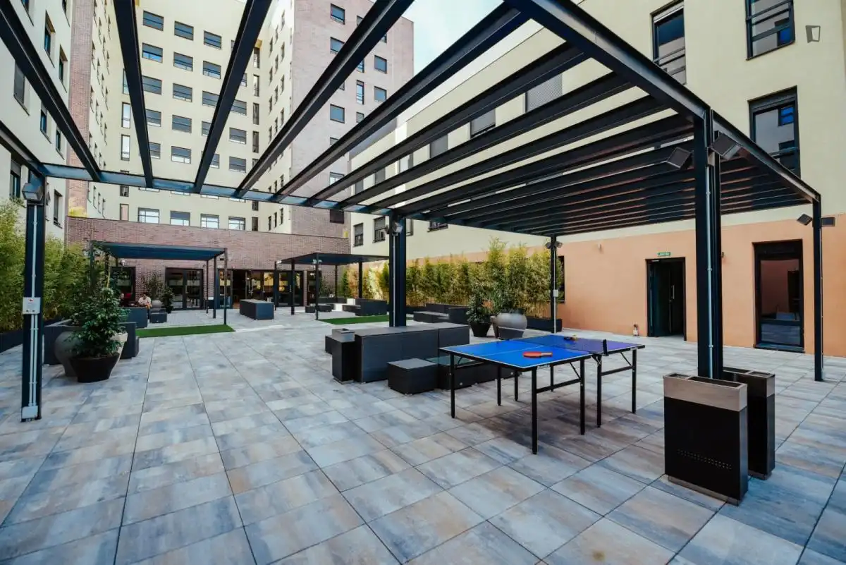 Terraza de Piso de alquiler en Barcelona con Piscina, Amueblado y Internet