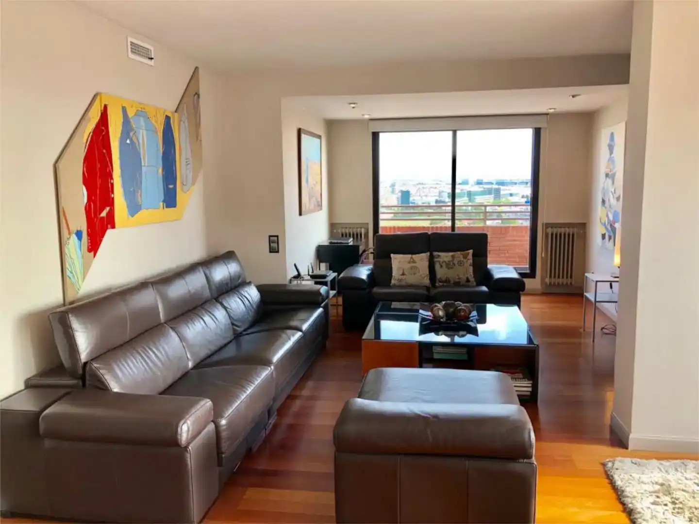 Wohnzimmer von Wohnung zum Verkauf in  Madrid Capital mit Klimaanlage und Schwimmbad