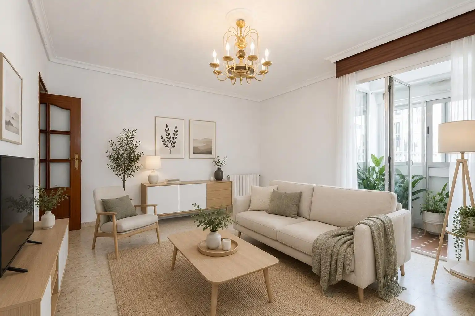 Sala de estar de Piso en venta en Madrid con Calefacción