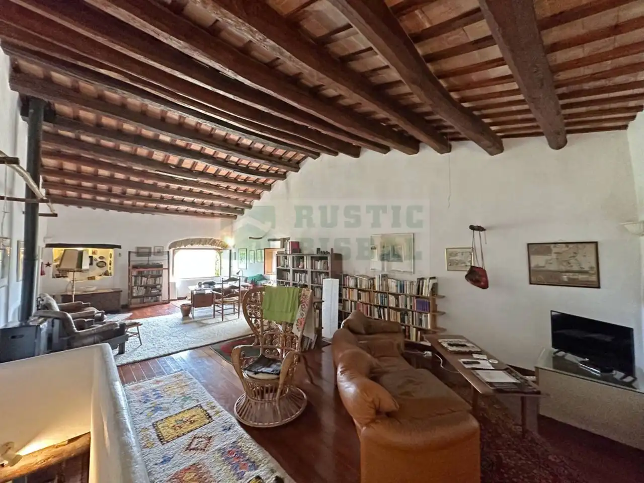 Sala de estar de Finca rústica en venta en Quart con Jardín privado