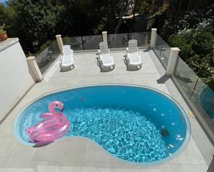 Swimming pool of Single-family semi-detached to rent in Calvià  with Air Conditioner, Swimming Pool and Furnished