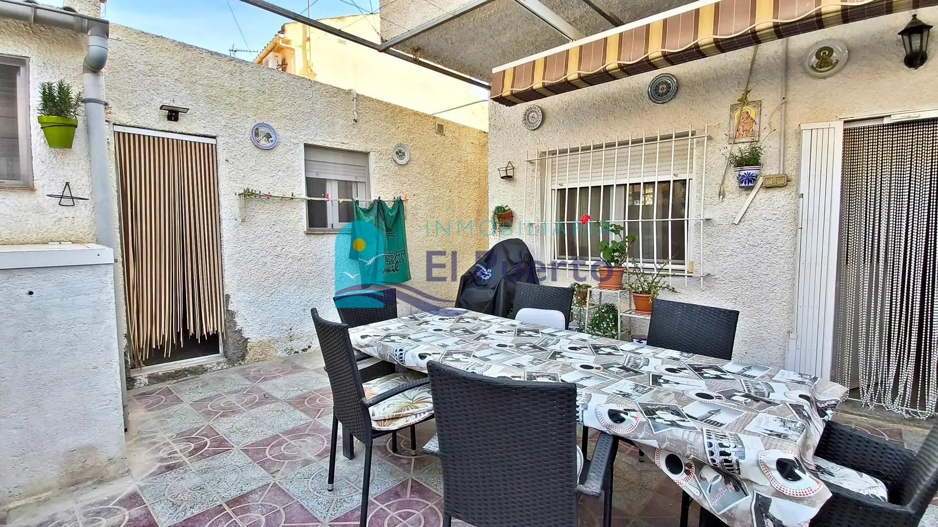 Terrasse von Erdgeschoss zum Verkauf in Mazarrón mit Klimaanlage, Privatgarten und Terrasse
