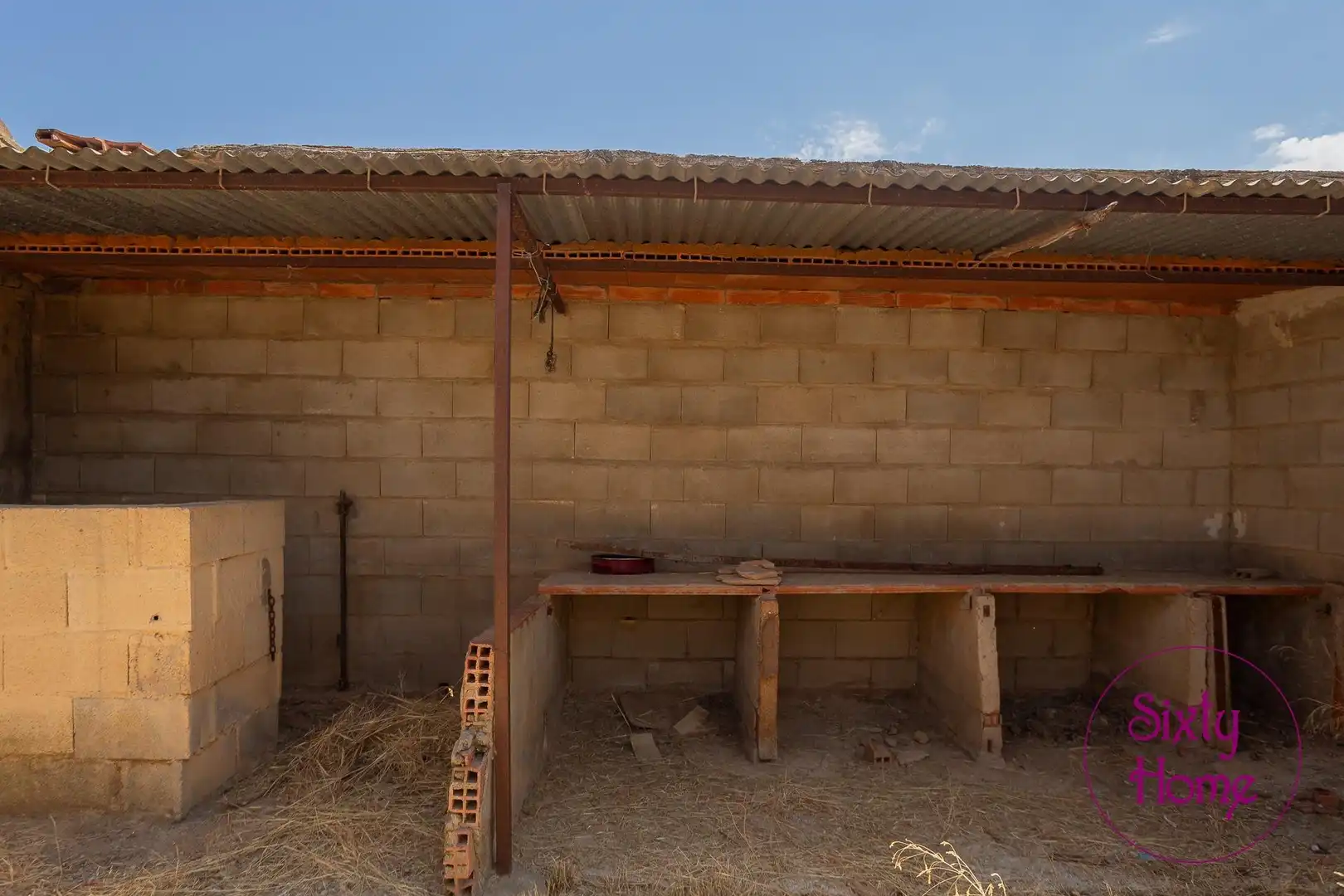 Vista exterior de Casa o chalet en venta en Belchite con Calefacción, Jardín privado y Terraza