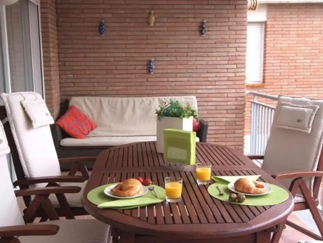 Terrasse von Wohnung zum Verkauf in Castelldefels mit Klimaanlage, Terrasse und Balkon