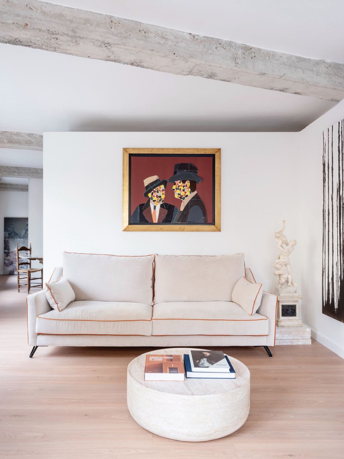 Sala de estar de Piso en venta en  Madrid Capital con Aire acondicionado, Calefacción y Amueblado