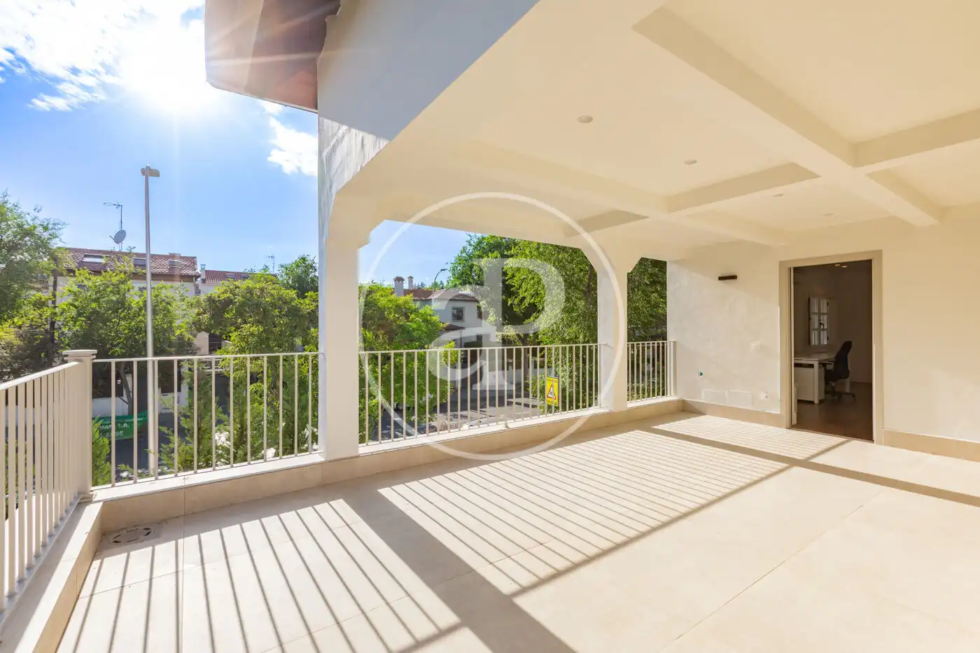 Terrace of Houses for rent in Madrid  with Air Conditioner, Heating and Private garden