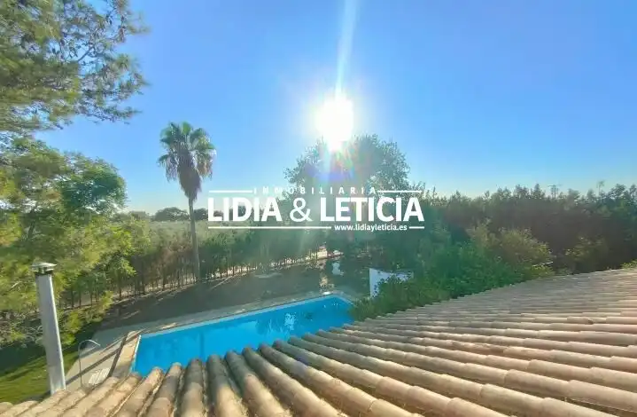 Exterior view of Houses for sale in El Viso del Alcor  with Private garden, Swimming Pool and Furnished