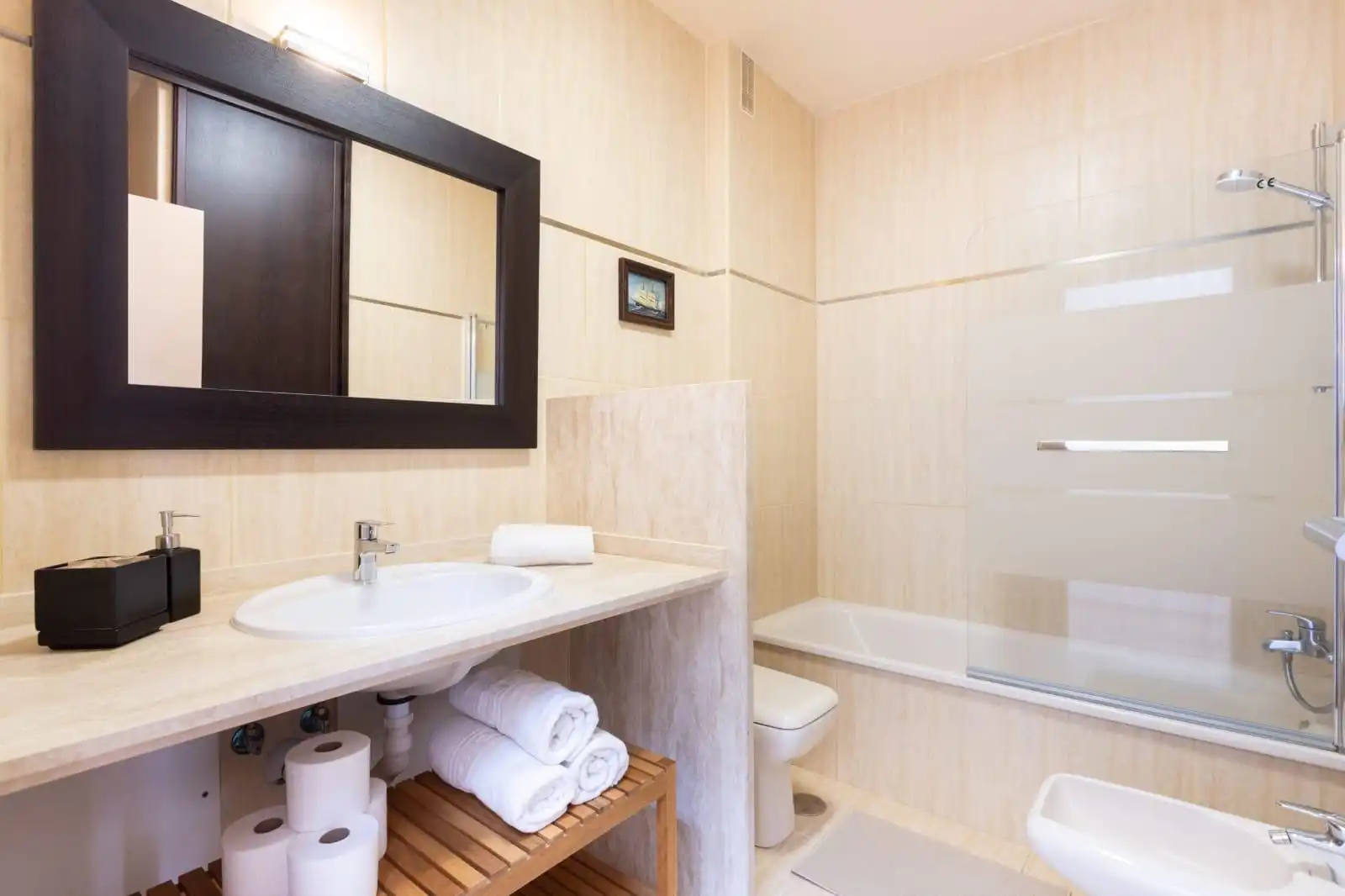 Baño de Apartamento de alquiler en La Matanza de Acentejo