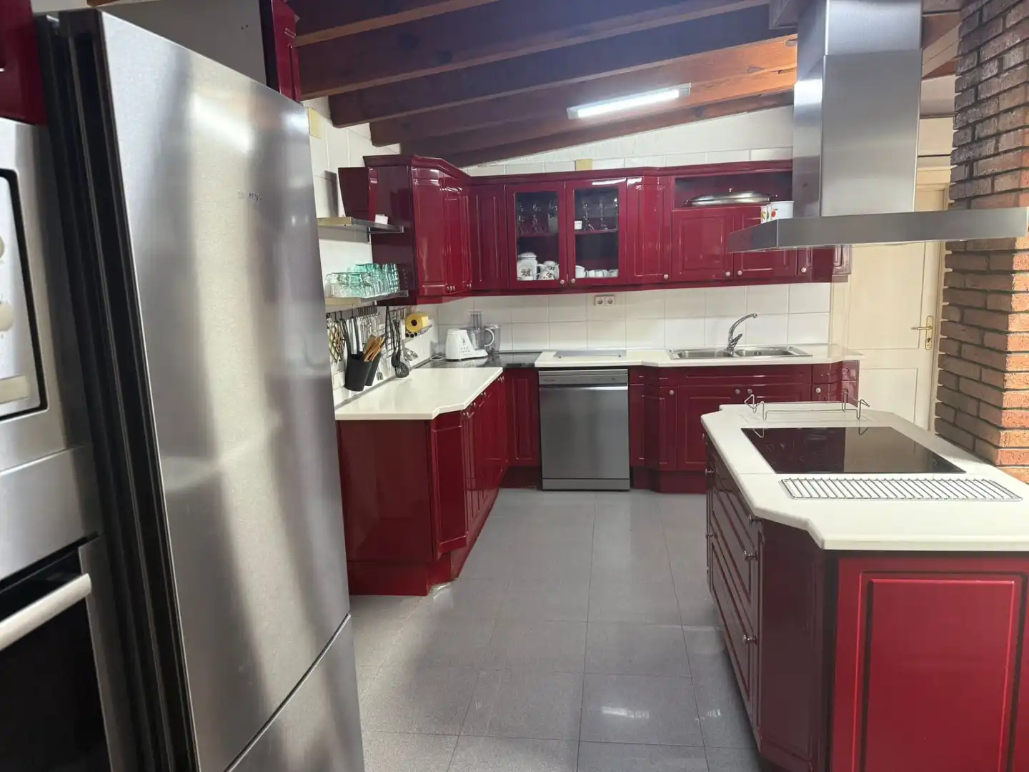 Cocina de Casa o chalet en venta en Sant Celoni con Aire acondicionado, Calefacción y Jardín privado