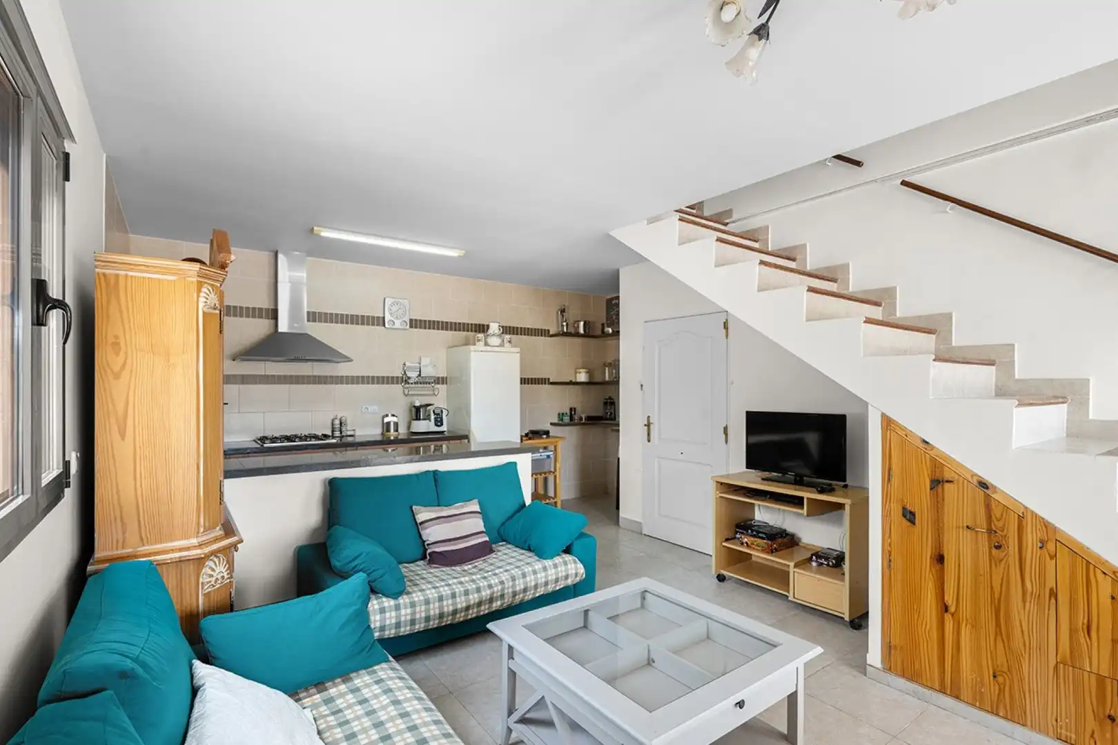 Sala de estar de Casa o chalet en venta en Alicante / Alacant con Aire acondicionado, Jardín privado y Terraza