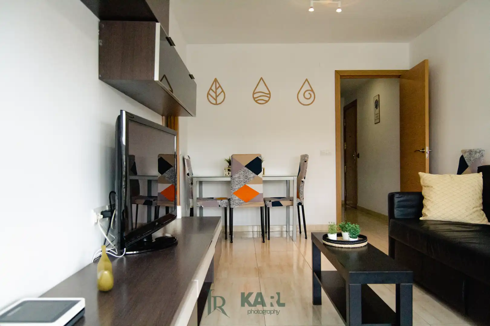 Sala de estar de Piso de alquiler en Málaga con Aire acondicionado y Amueblado