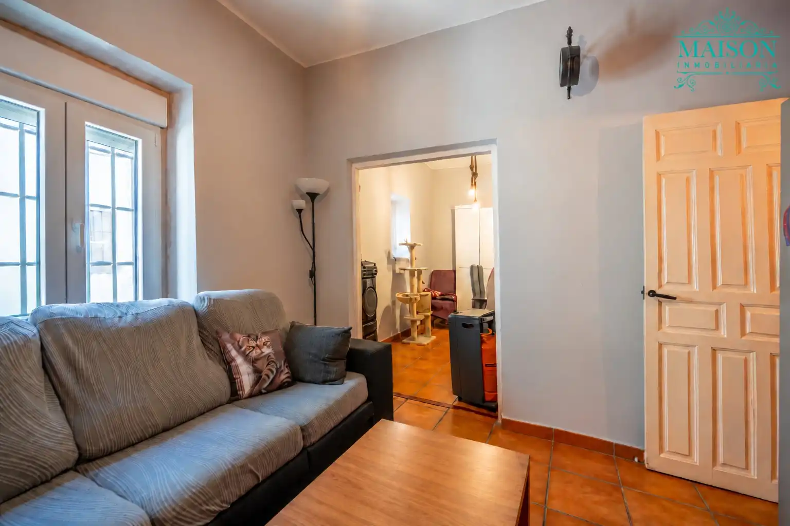 Sala de estar de Casa adosada en venta en Ribatejada, Madrid