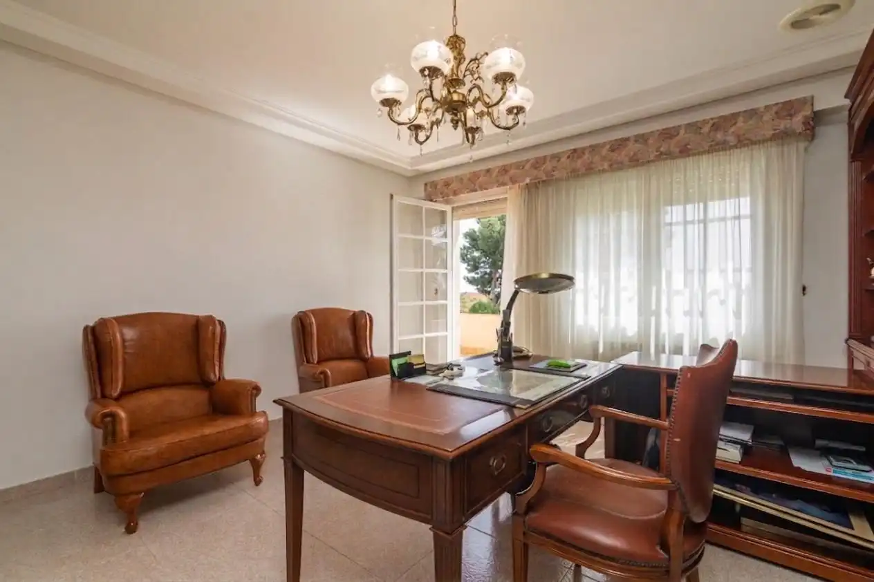 Sala de estar de Casa o chalet en venta en Elche / Elx con Jardín privado, Terraza y Piscina