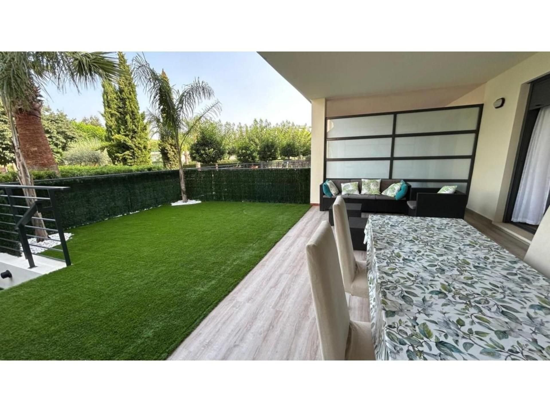 Terrace of Flat for sale in San Jorge / Sant Jordi  with Heating, Terrace and Community pool